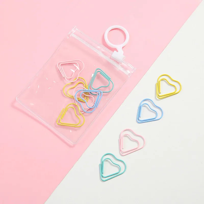 Heart Metal Paper Clips