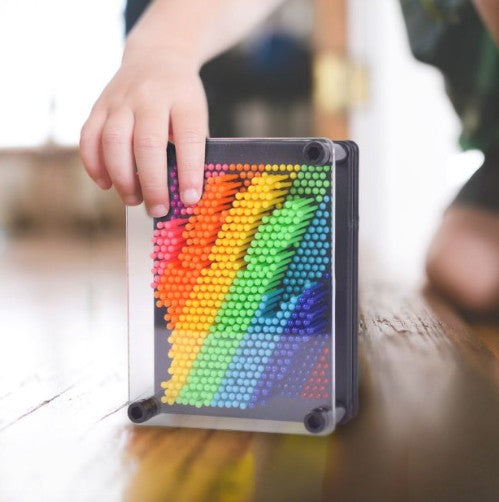 Rainbow Pin Art