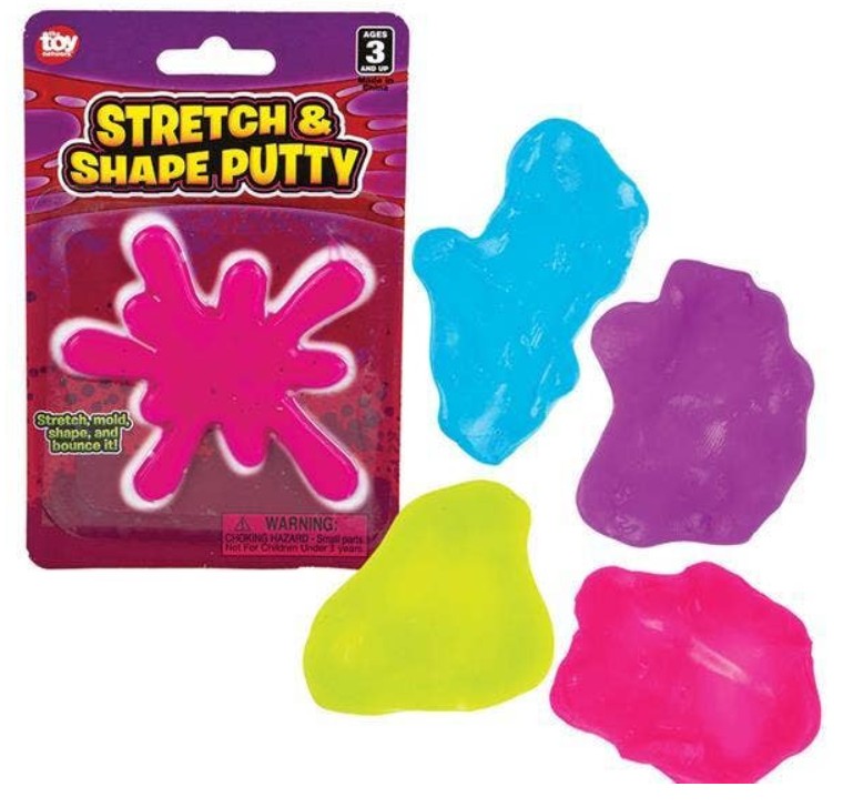 Stretch & Shape Putty: 4" - Assorted Colors