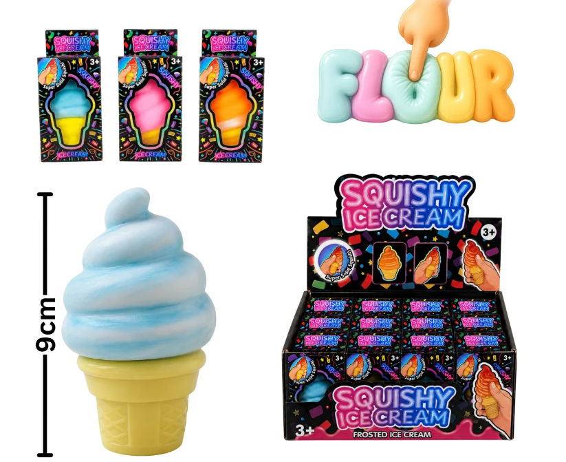 Squeezy: Ice Cream 2.75" - Assorted