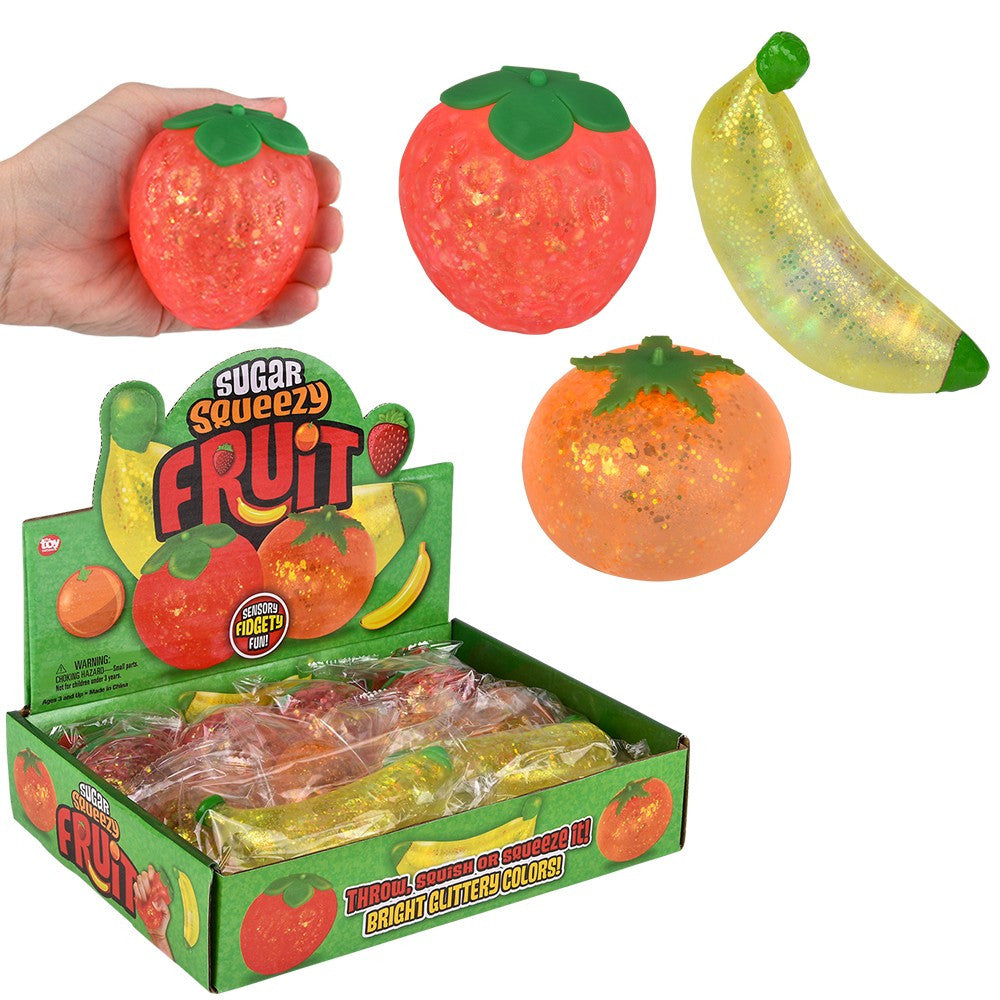 Squeezy Sugar: 2.5"-5" Fruit - Assorted Styles