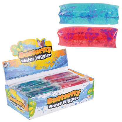 Water Wigglers (Butterfly  Print) - Assorted Colors 4.75"