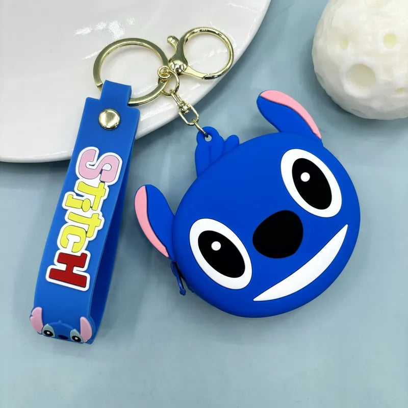 Stitch Keychain W/Wristlet & Coin purse