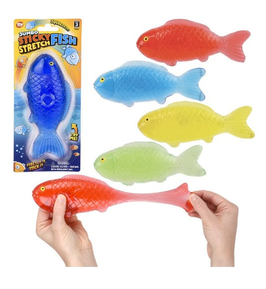 Sticky Stretchy: Fish 7.5" - Assorted Colors