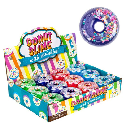 Donut Slime with Sprinkles - Assorted Colors