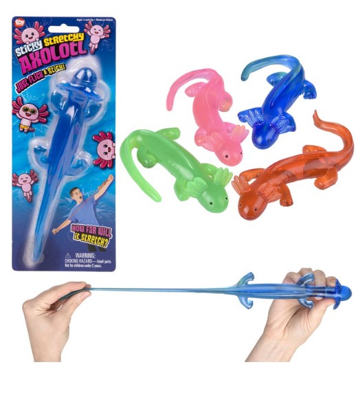 Sticky Stretchy: Axolotl 8" - Assorted Colors