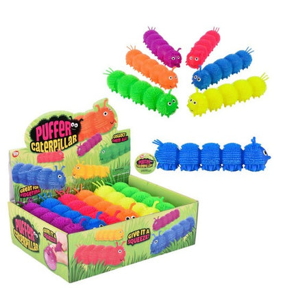 Puffer Balls: 7.5" Caterpillar - Assorted Colors