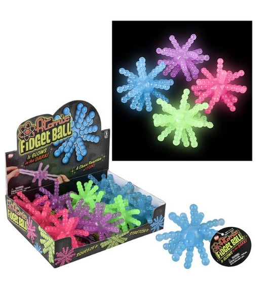Glow in the Dark Atomic Ball 3.5" - Assorted Colors