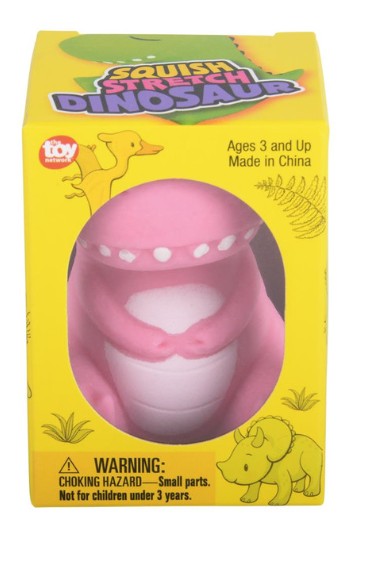 Squish And Stretch Dinosaur 3" - Assorted Colors