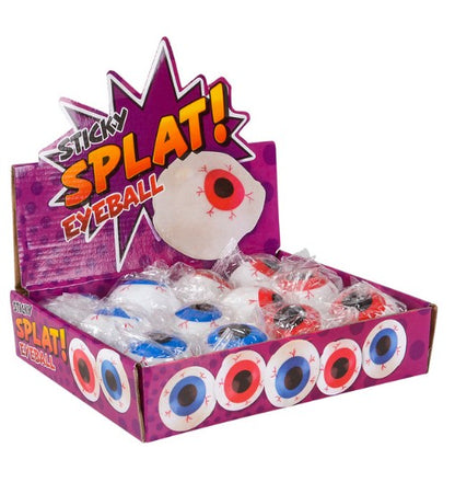 Sticky Splat Ball: 2.5" Eyeball - Assorted Colors