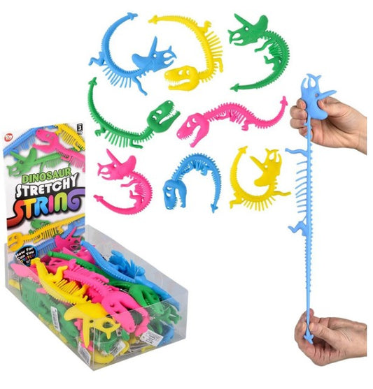 Stretchy String: Dinosaur Fossil 9" - Assorted Colors