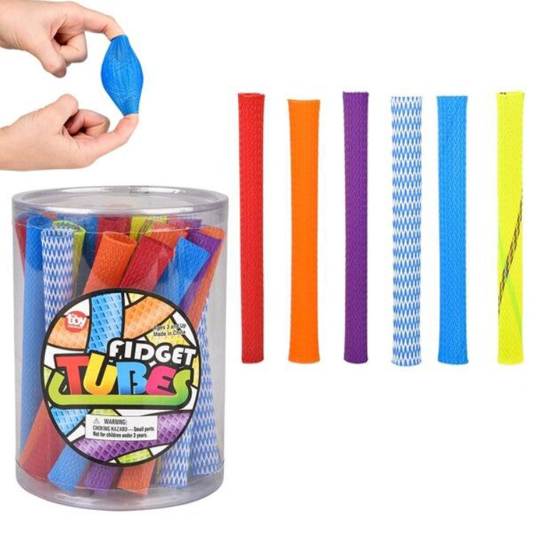 Fidget Tubes - Assorted Colors