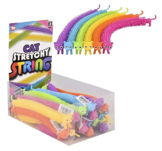 Stretchy String: 7.5" Cats - Assorted Colors