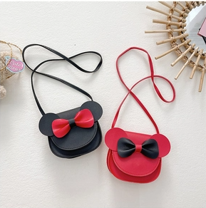 Little Mouse Ear Bow Crossbody Purse - Assorted Colors