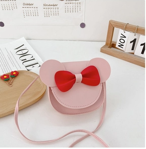 Little Mouse Ear Bow Crossbody Purse - Assorted Colors