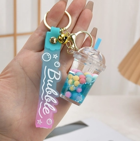 Bubble Tea Keychain: Quicksand - Assorted Colors