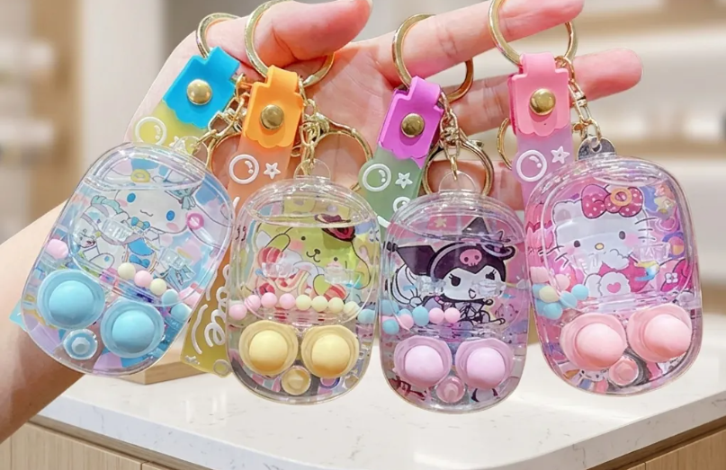 Sanrio Character Keychain: Water Game - Assorted Colors
