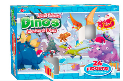 Advent Calendar: Dinos (Includes 24 Fidgets)