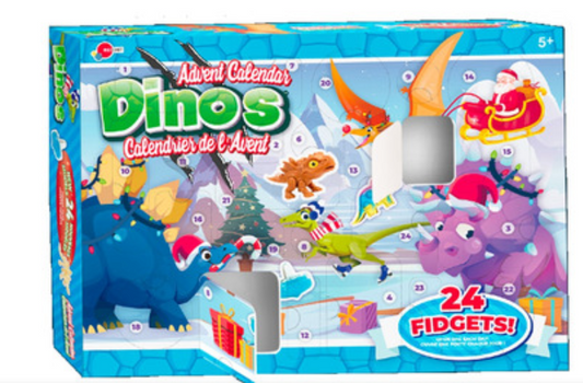 Advent Calendar: Dinos (Includes 24 Fidgets)