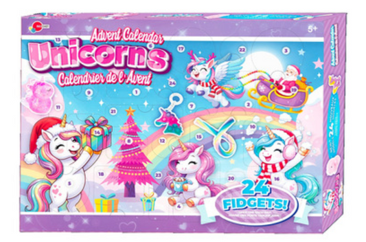 Advent Calendar: Unicorn (Includes 24 Fidgets)