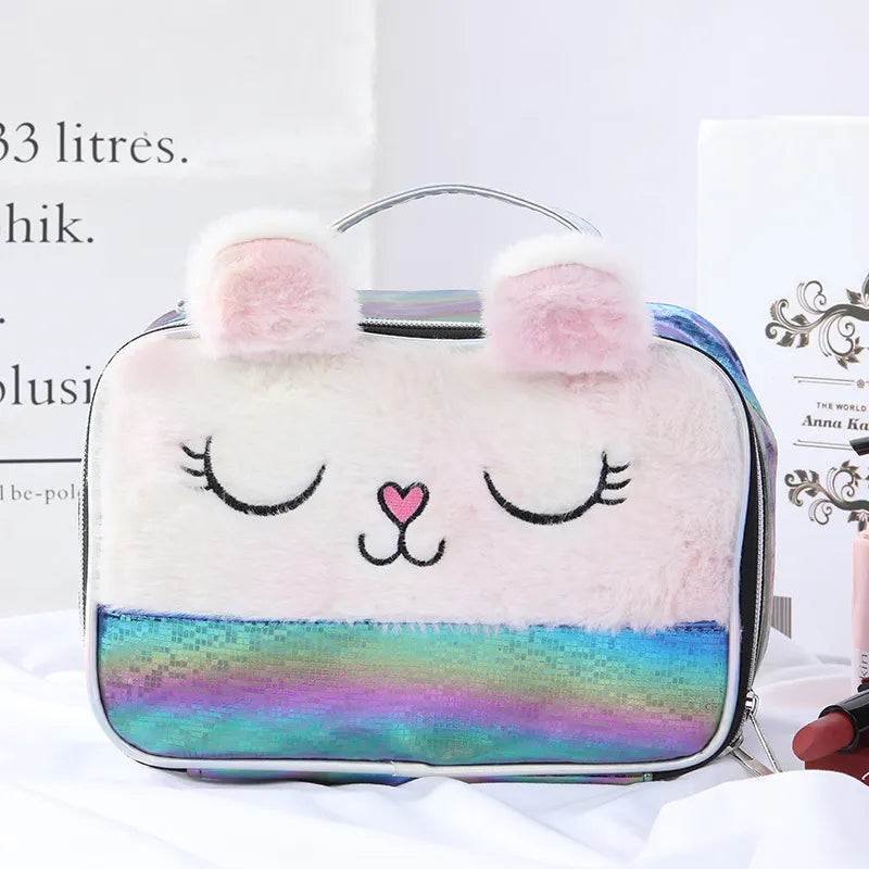 Rainbow Cutie Cosmetic Makeup Bag